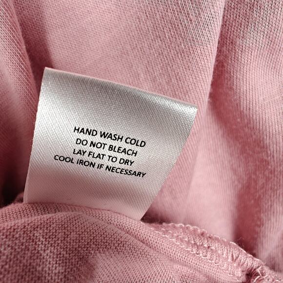 Paperoc Pink Wrap Tie Back Cutout Top Short Sleeve Size XL NWT - Picture 7 of 8